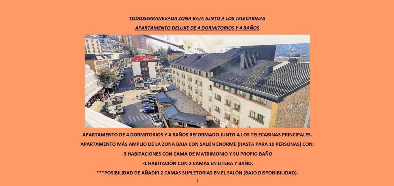 Todosierranevada Zona Baja - Apartamentos De 4 Dormitorios - Junto A Los Telecabinas Sierra Nevada Ngoại thất bức ảnh